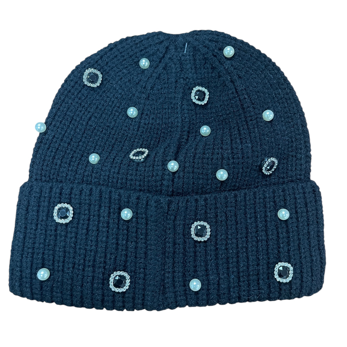 stone  beanie black