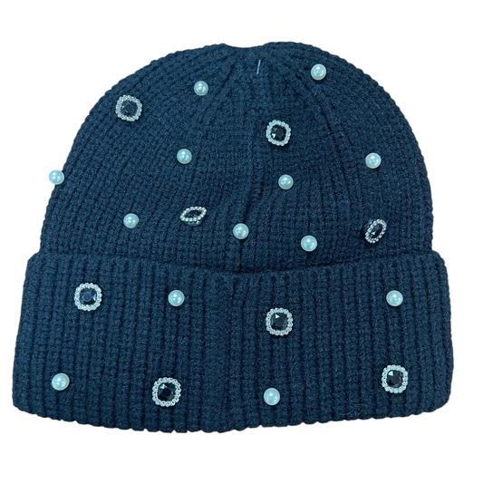stone  beanie black