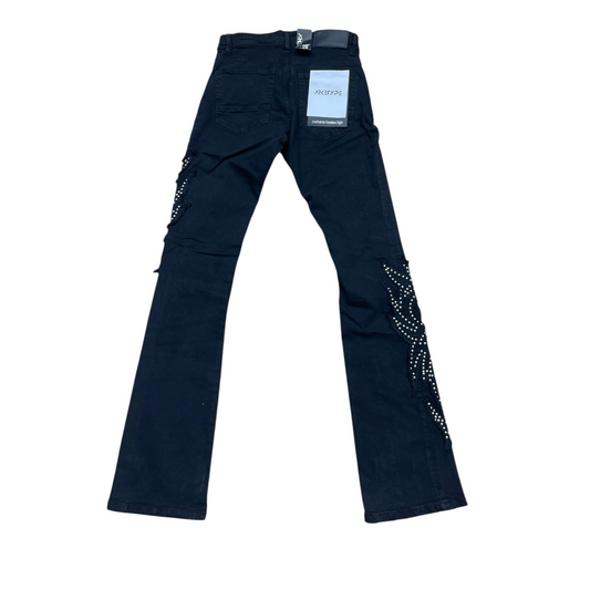 Arktype Jeans vintage Tribal rivets Black