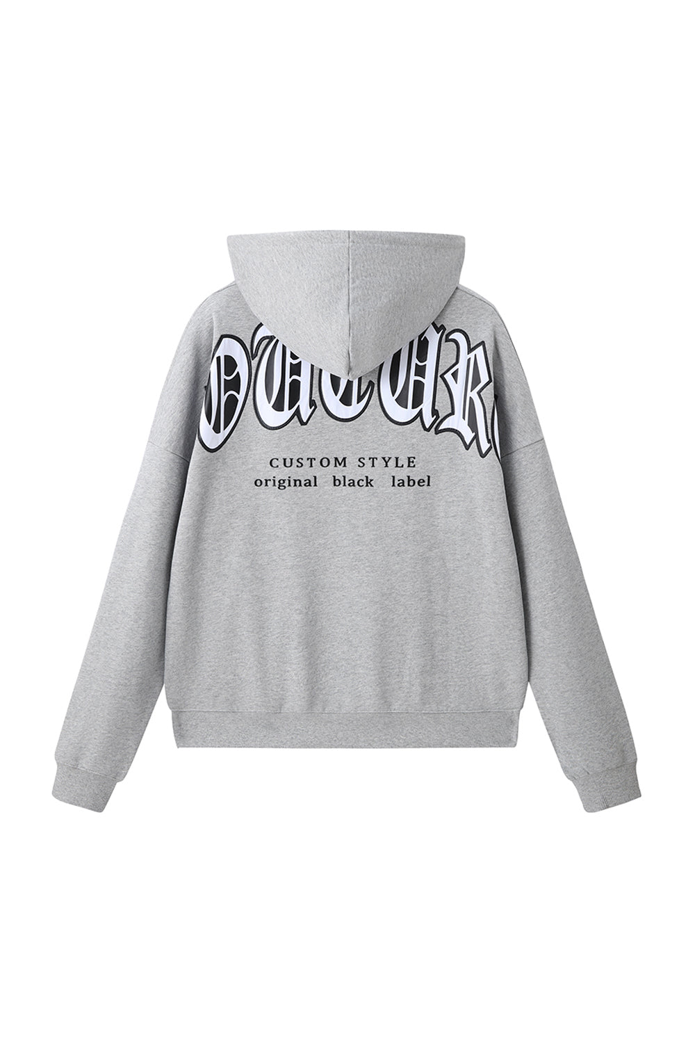 Men Black Label "COUTURE" Hoodie gray