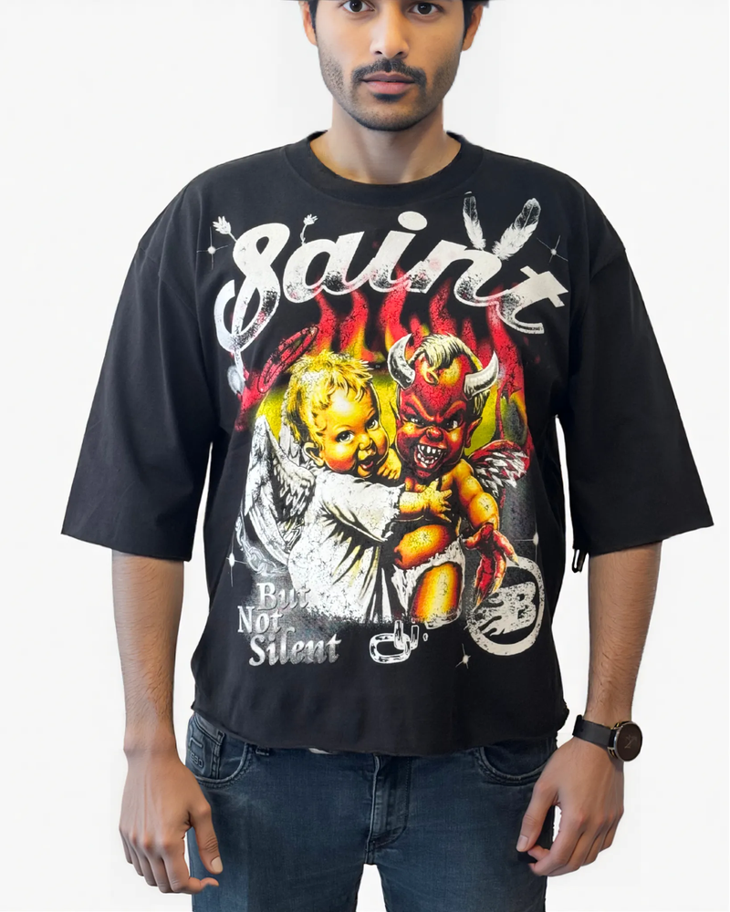 Saint But Not Silent black