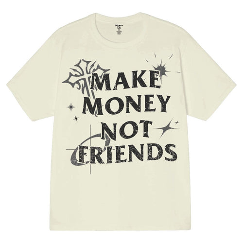 3Forty Inc. 'Make Money Not Friends' T-Shirt (Beige)
