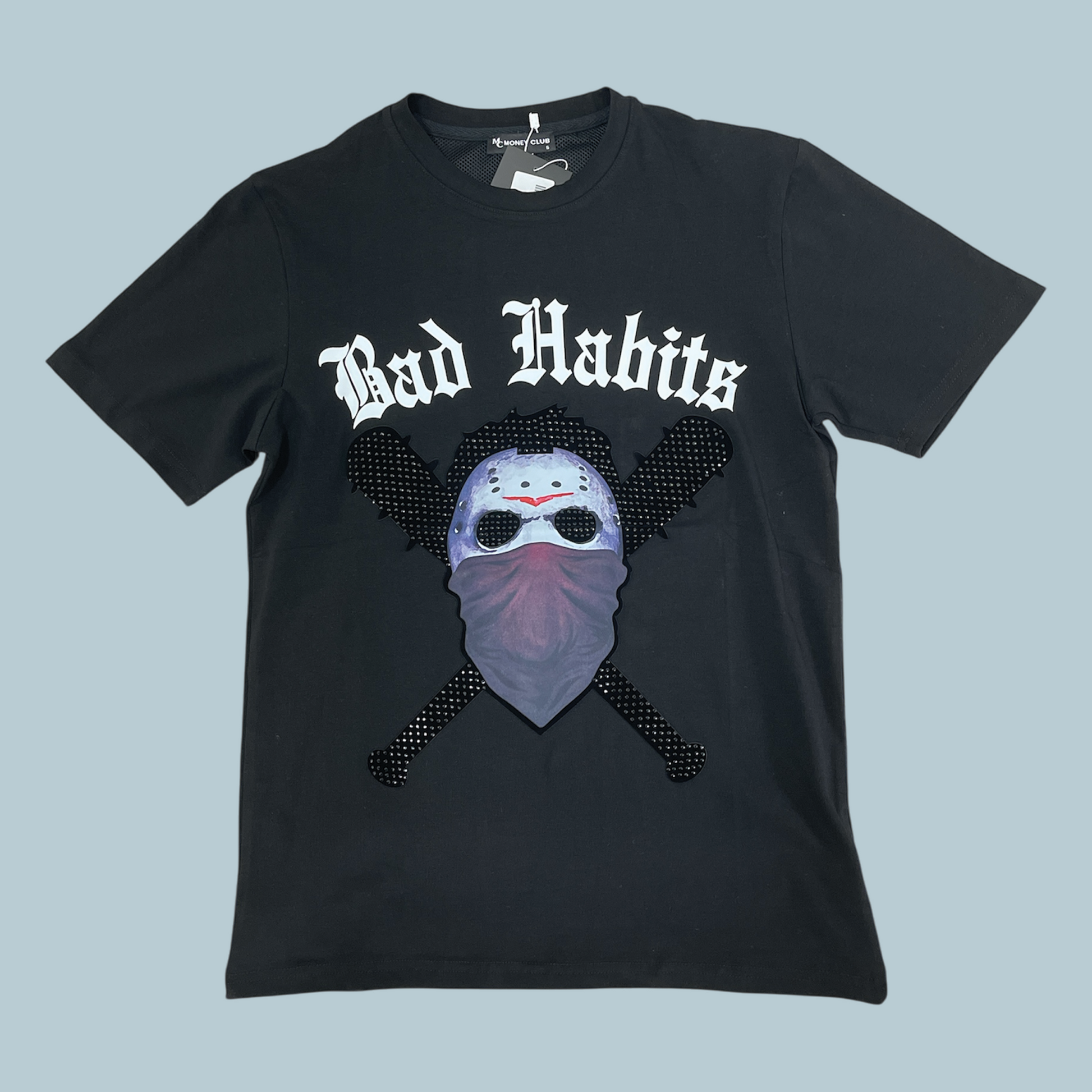 black mens t-shirt