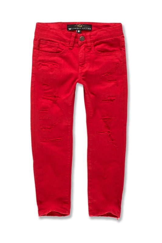 KIDS TRIBECA TWILL PANTS (RED)