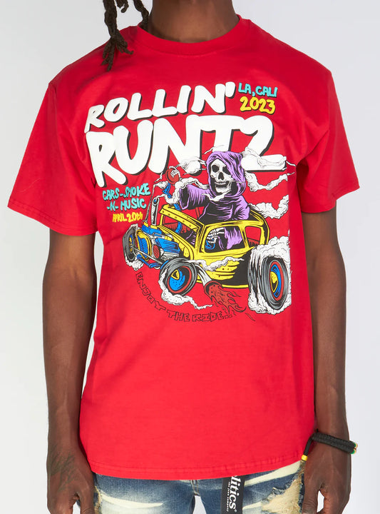 RONTZ -ROLLING RED -TEE