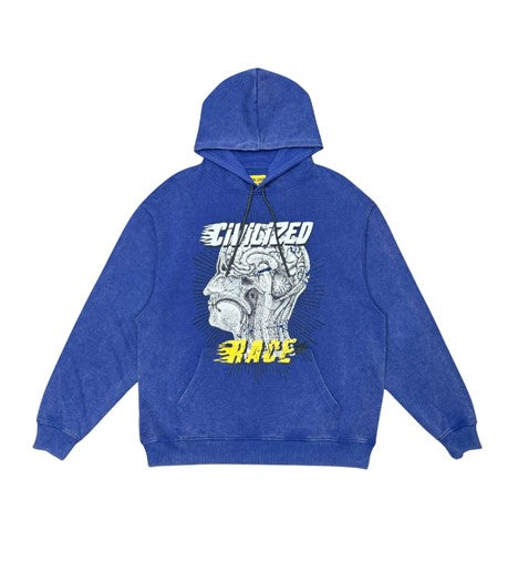 CIVILIZED HUMAN RACE HOODIES - ROYAL