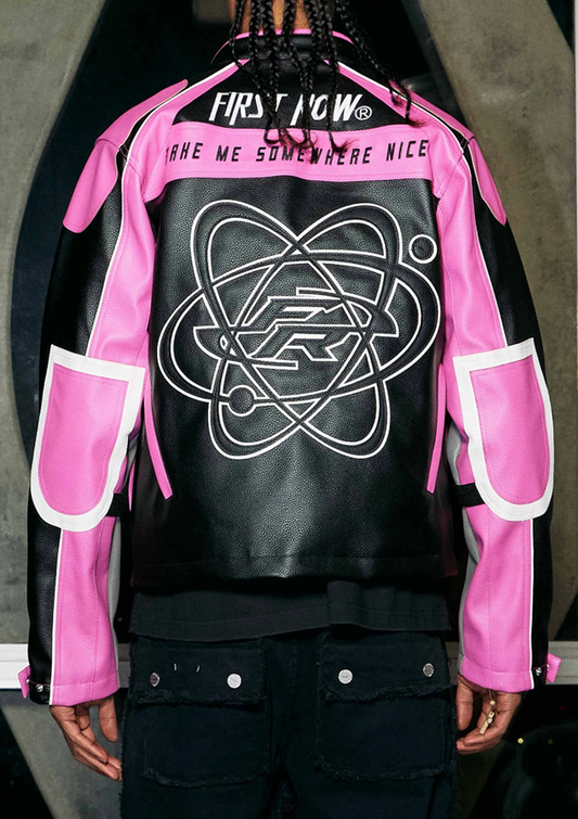 TAKE ME SOMEWHERE NICE LEATHER RACING JACKET