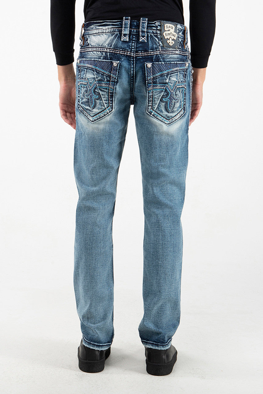 ENZO A202R ALT STRAIGHT JEAN