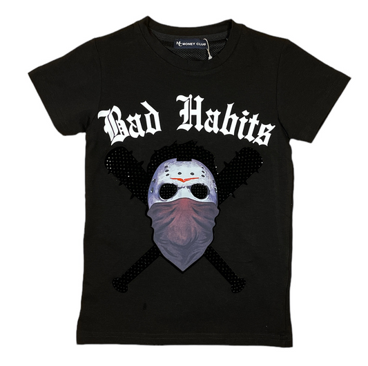 habits boy's T-shirt(black)