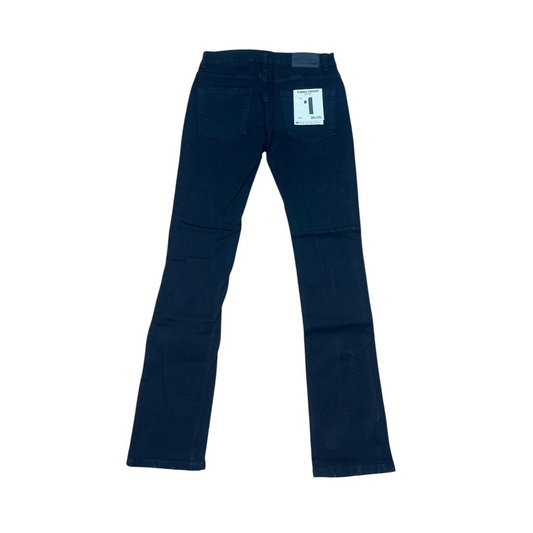 FWRD black rhinestone jeans