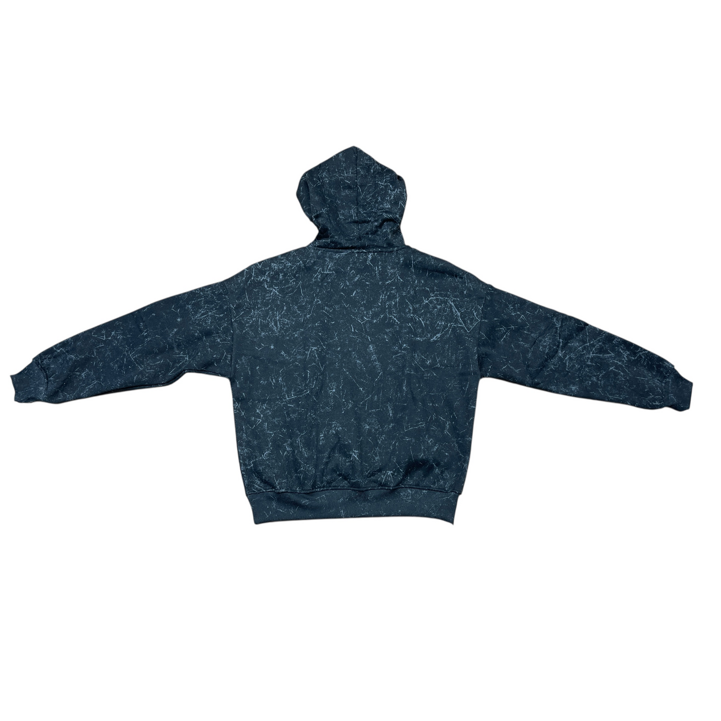 REBEL MINDS Chenille Rebel Fleece Hoodie black