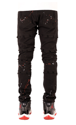 Broken Heart Jeans - Black Red